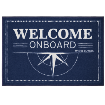 Welcome mats colour blue  dim 70 x 50 cm