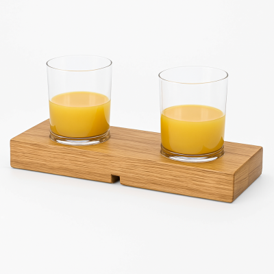 Set of 2 Purple Magnetic Drinking Cups by Silwy