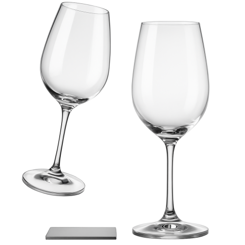 Pair Magnetic Wine Glasses 82 x H217mm