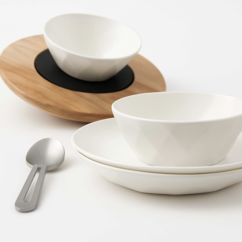 Set of 2 Magnetic Plastic Plates by Silwy Set of 2 Magnetic Plastic Plates by Silwy