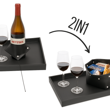2-in-1 Magnetic Drink Holder and Bread Basket