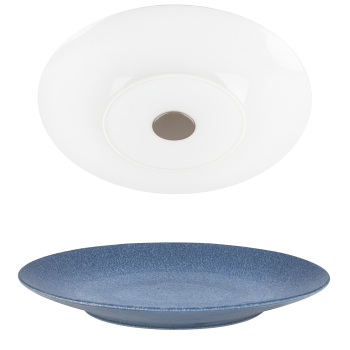 2er Set Magnetische Porzellan-Ocean-Dessertteller Silwy