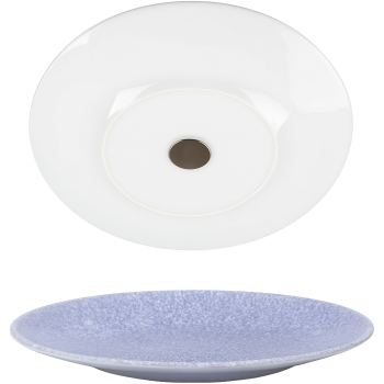 Ensemble de 2 Assiettes Plates en Porcelaine Magnétiques Ocean Silwy