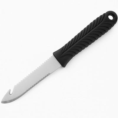 Nautical Knife Fishwiper Black 12 cm Nautical Knife Fishwiper Black 12 cm