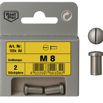 Slot barrel nuts mm m8 pack 2 / pcs Slot barrel nuts mm m8 pack 2 / pcs