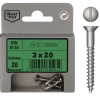 Vis à bois en inox DIN 97, M3 x 20 mm, 10 unités