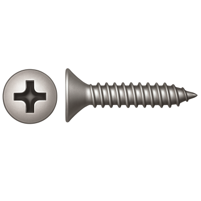 Flat Head Phillips Tapping Screws DIN 7982 mm 4.8x13 Pack of 20 Flat Head Phillips Tapping Screws DIN 7982 mm 4.8x13 Pack of 20