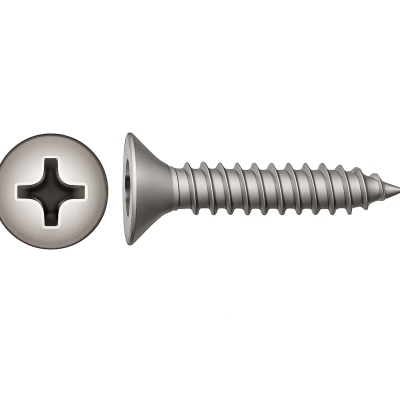 Flat Head Phillips Tapping Screws DIN 7982 mm 5.5x16 Pack of 10
