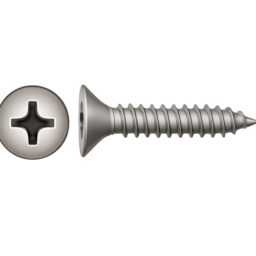 Flat Head Phillips Tapping Screws DIN 7982 mm 5.5x16 Pack of 10
