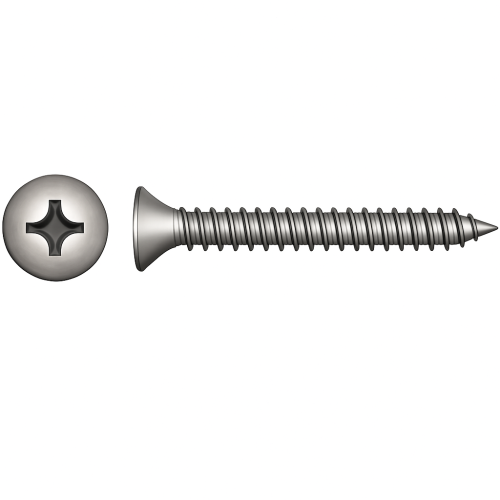 Oval Head Phillips Tapping Screws DIN 7983 mm 5.5x60 Pack of 6